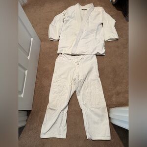 White Martial Arts Gi Jacket and Pants